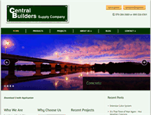 Tablet Screenshot of centralbuilderssupply.com